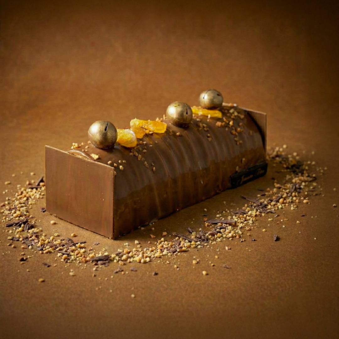 La Bûche Mandarine Epicée – 10 pers