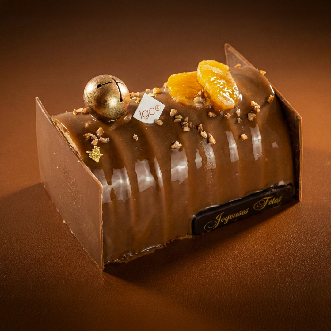 La Bûche Mandarine Epicée - 5 pers – Image 3